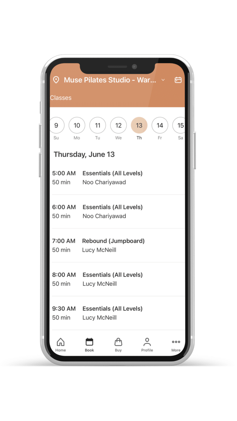 Timetable muse