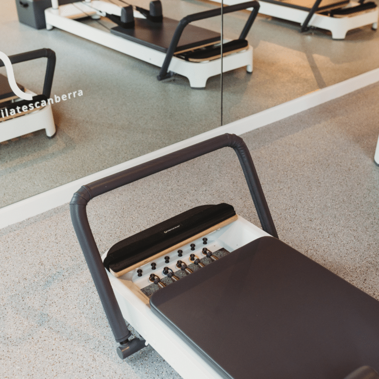 Pilates reformer machine